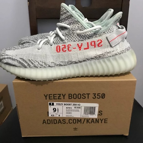 Buy Cheap Yeezy 350 V2 blue tint vs zebra Fake Sale
